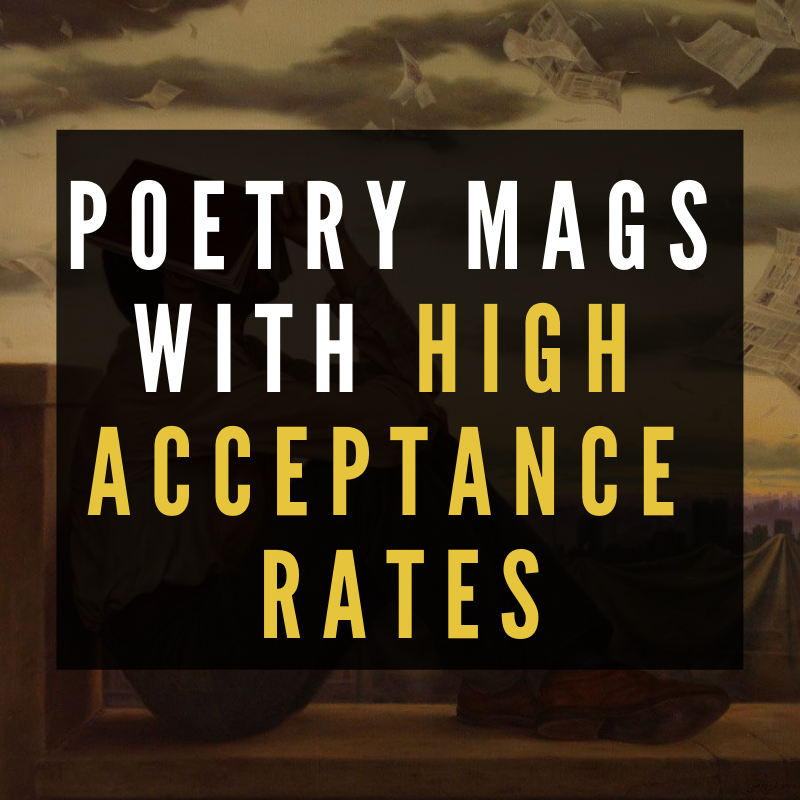 List of poetry magazines with high acceptance rates